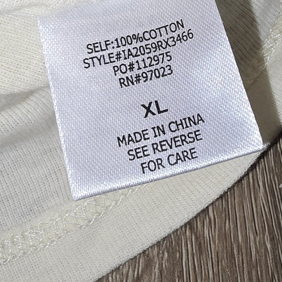 LOT of 2 Tops Rebellious One from Macy's Graphic Tees Junior's XL or Women's L - Picture 10 of 13